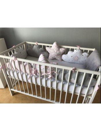 Tour de lit nuage & étoile 2