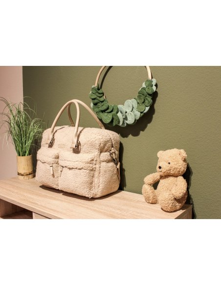 Sac à langer Vienna Hello Little One - sherpa beige