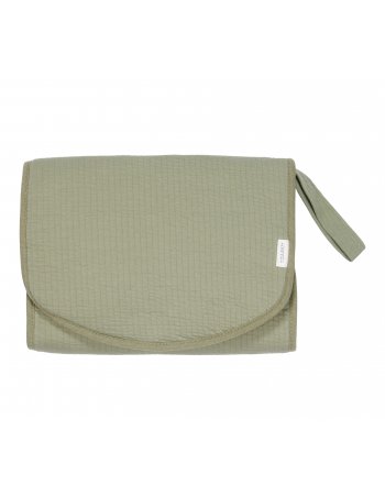 Tapis à langer nomade avec poignée Pure Olive