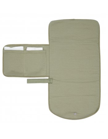 Tapis à langer nomade avec poignée Pure Olive 2