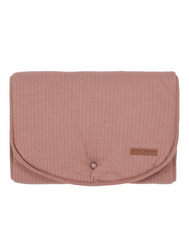 Tapis à langer nomade Pure Pink Blush