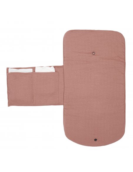 Tapis à langer nomade Pure Pink Blush