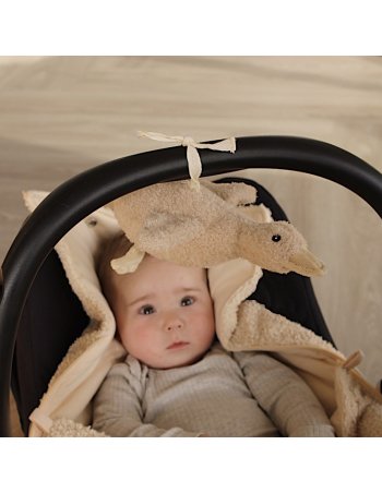 Petite peluche bruit blanc L'oie Liva - Beige 2