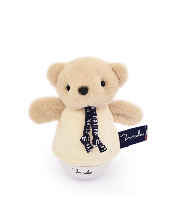 Veilleuse bébé musicale – Ours Beige – Dorlotin – 16 cm