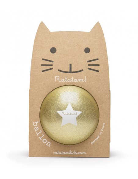 Ballon doré paillette 15 cm