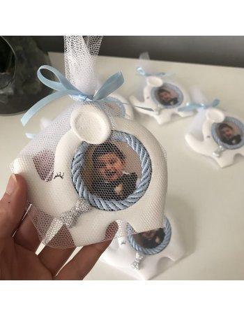 Cadre éléphant céramique