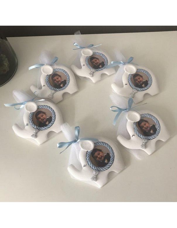 Cadre éléphant céramique