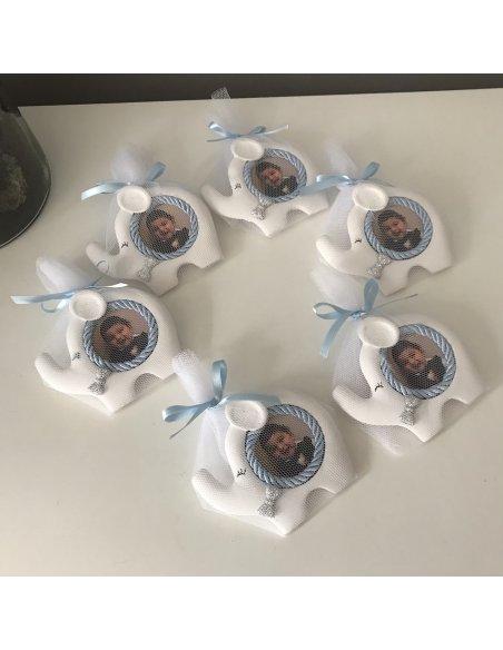 Cadre éléphant céramique