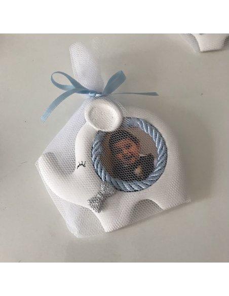 Cadre éléphant céramique