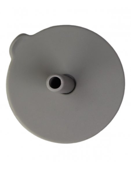 Tasse avec paille en silicone - Gris olive