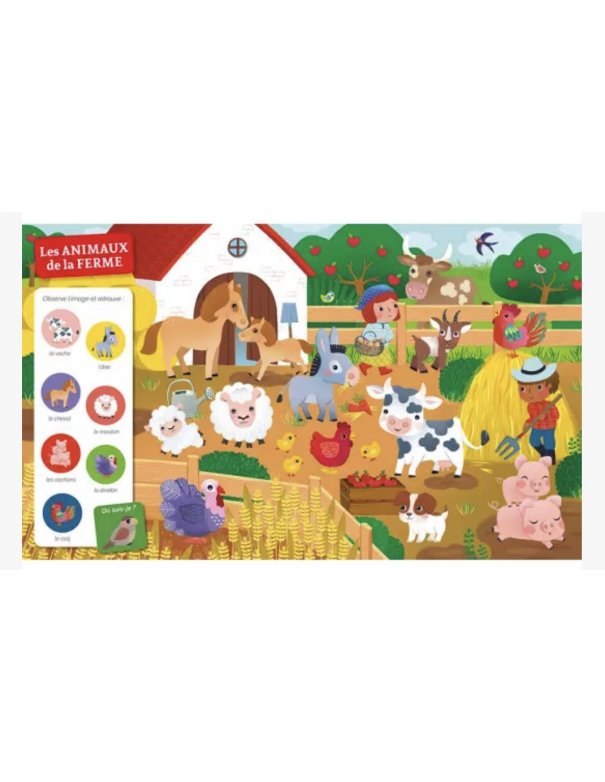 Cherche et trouve des tout-petits - Chez les animaux Cherche et trouve des tout-petits - Chez les animaux