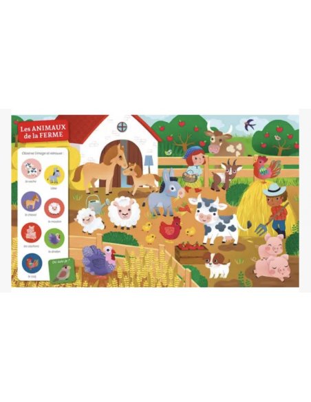 Cherche et trouve des tout-petits - Chez les animaux Cherche et trouve des tout-petits - Chez les animaux