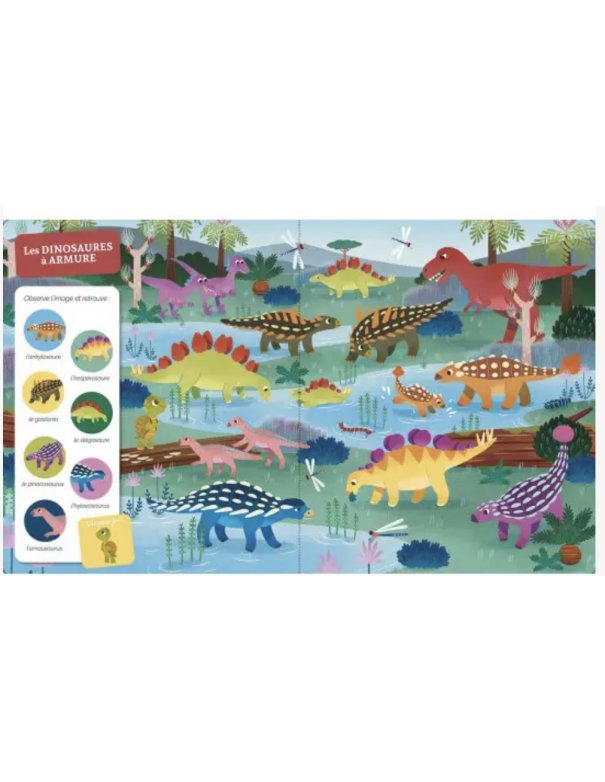 Cherche et trouve des tout-petits - Les dinosaures Cherche et trouve des tout-petits - Les dinosaures