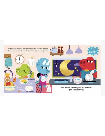 Grat' grat' histoire à gratouiller - au dodo dino! 2