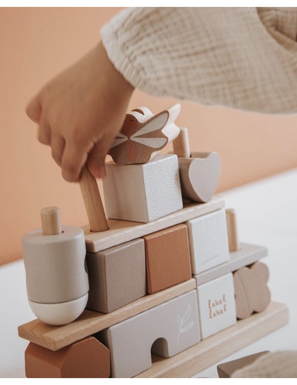 Maison cubes en bois - Nougat