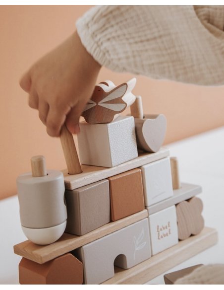 Maison cubes en bois - Nougat