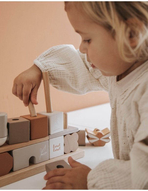Maison cubes en bois - Nougat
