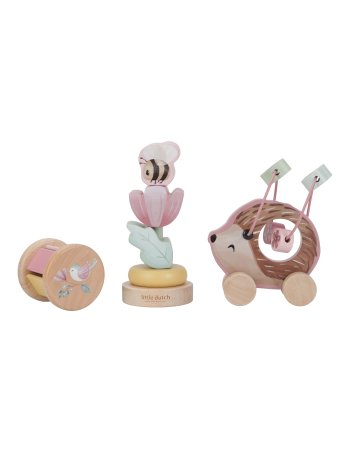 Coffret 3 jeux d'éveil en bois FSC - Fairy Garden