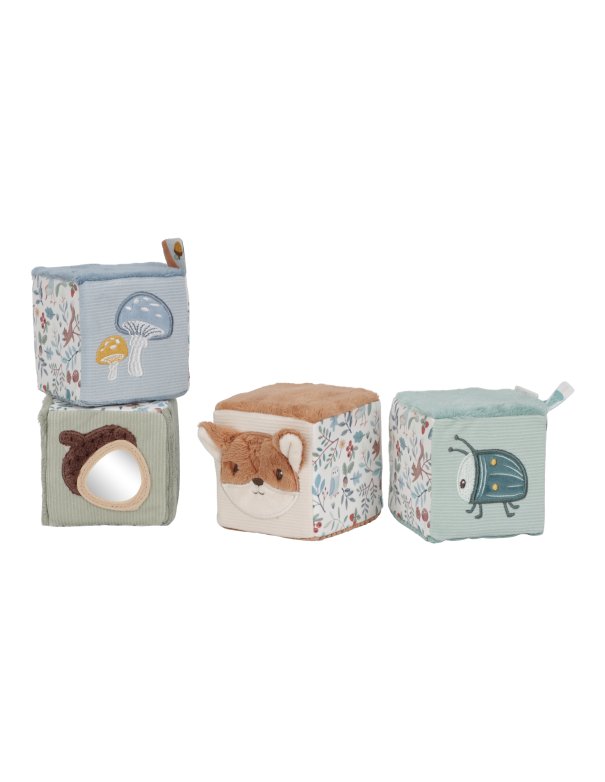Lot de 4 cubes doux - Forest Friends