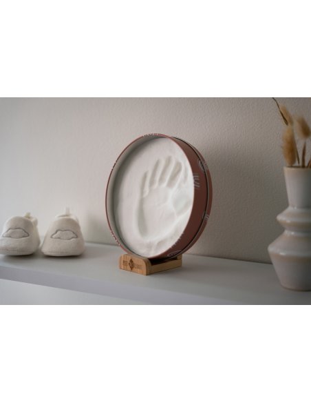 Boîte à empreinte ronde - arc-en-ciel terracotta Boîte à empreinte ronde - arc-en-ciel terracotta