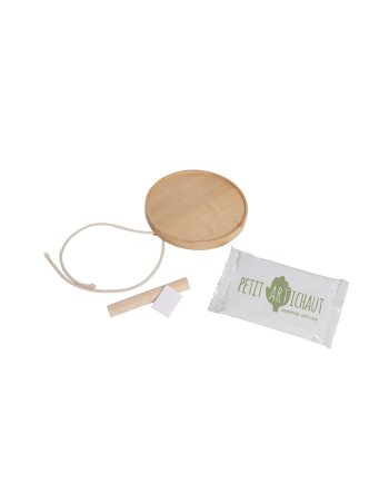 Médaillon empreinte bois 2