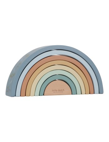 Arc-en-ciel en bois à empiler - Forest Friends