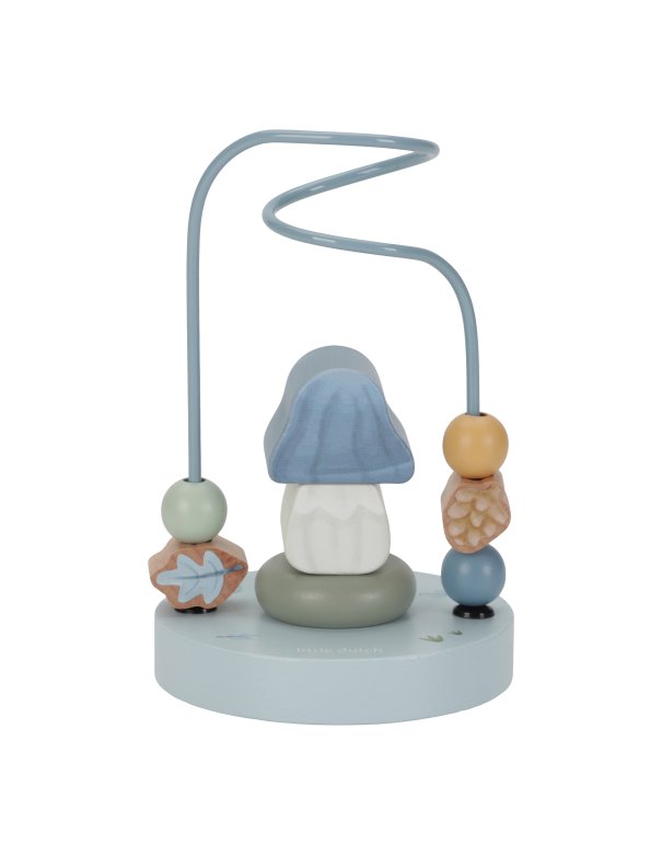 Petit boulier spirale champignon en bois - Forest Friends little dutch