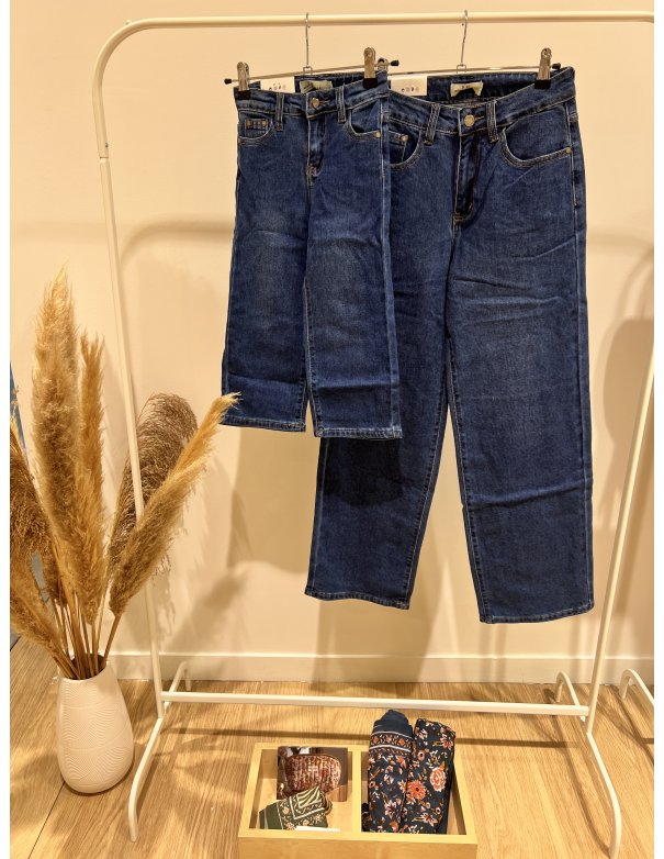 Pantalon jean large Mère - Fille Pantalon jean large Mère - Fille