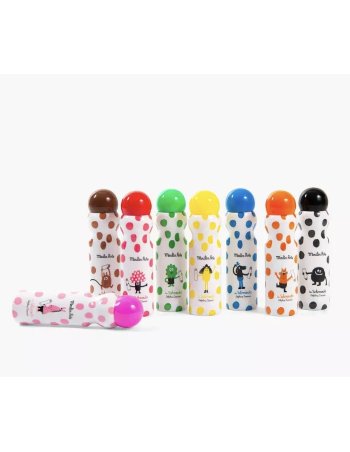 8 marqueurs tampons - Les Schmouks - Moulin Roty