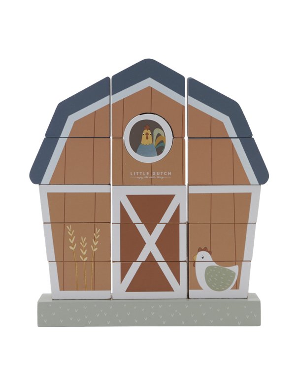 Ferme à empiler en bois - Little Farm