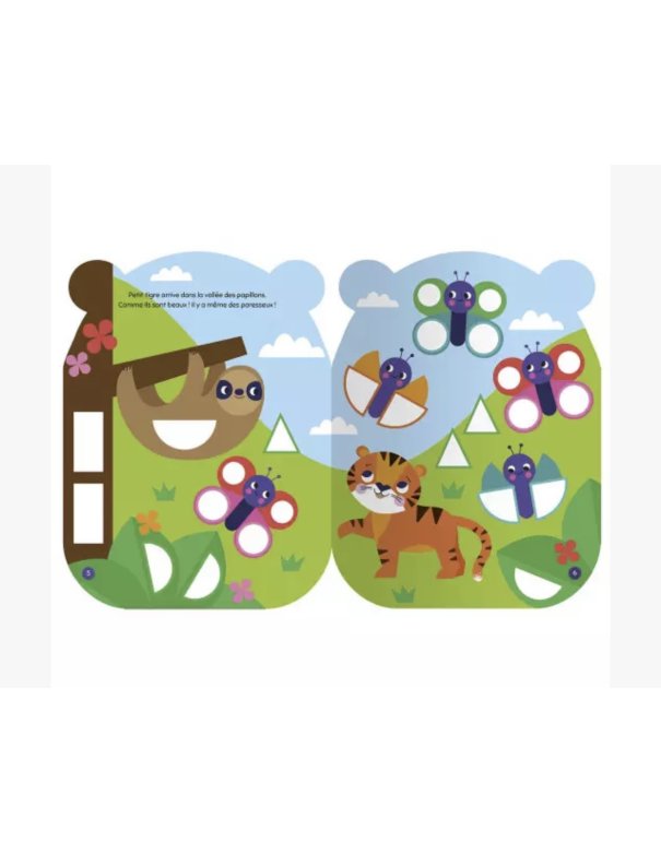 Gommettes formes - Coucou petit tigre Gommettes formes - Coucou petit tigre