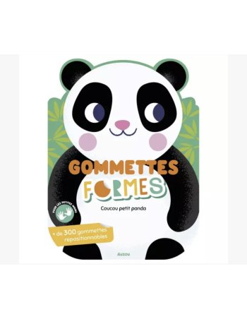 Gommettes formes - Coucou petit panda