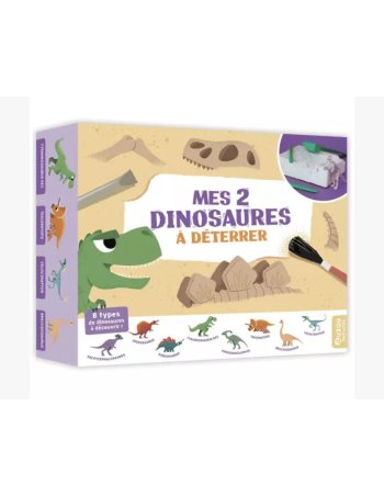 Mes 2 dinosaures à déterrer