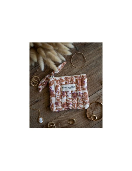 Porte monnaie - Kali cayenne - Bindi atelier