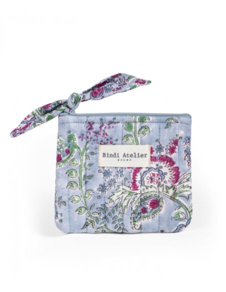 Porte monnaie - Capri nuage - Bindi atelier