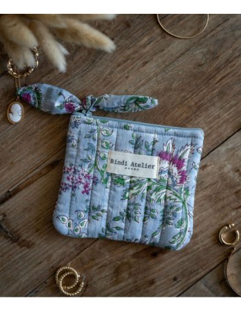 Porte monnaie - Capri nuage bindi atelier