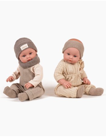 Yaëlle combinaison - Minikane en maille crème - poupée Bambini 2