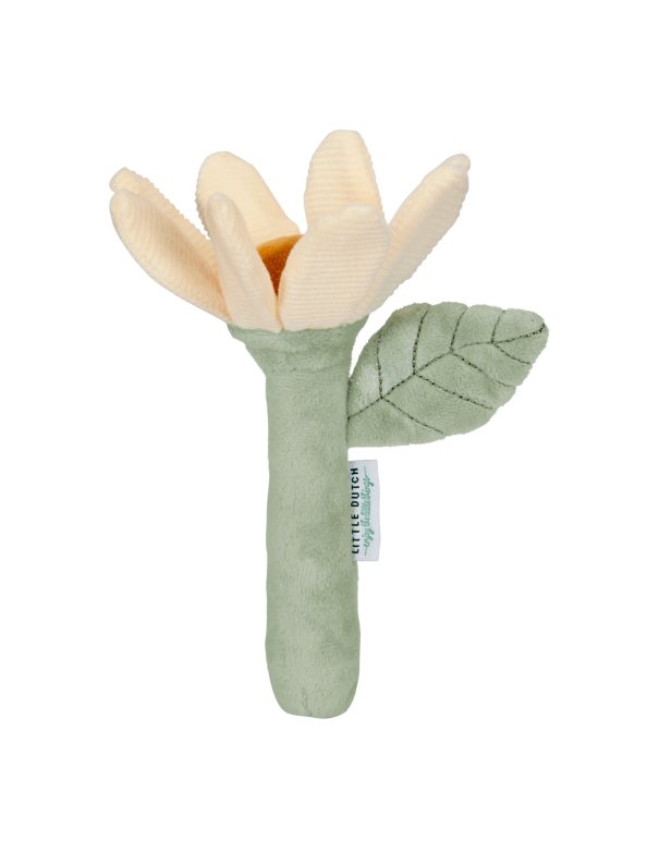 Hochet peluche fleur little goose LITLLE DUTCH