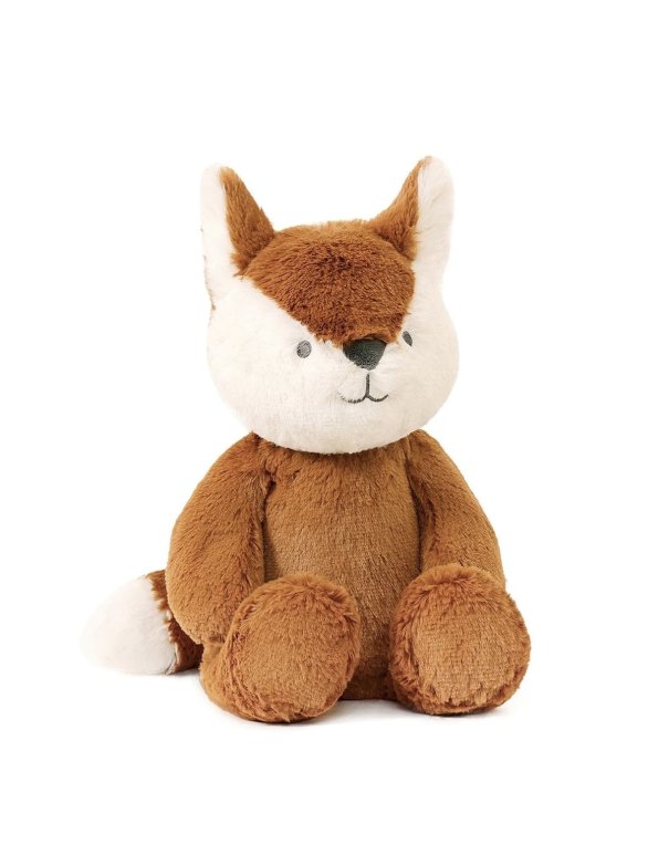 Peluche ultra douce renard cuivré