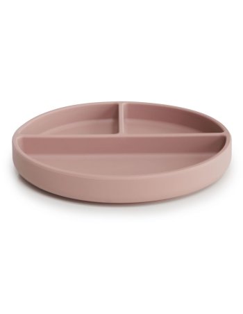 Assiette en silicone à ventouse - Blush - Mushie 2