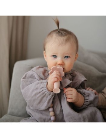 Brosse à dent Fleur - blush - Mushie 2