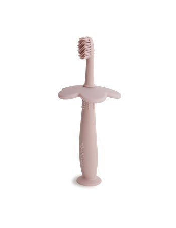 mushie Brosse à dent Fleur - blush