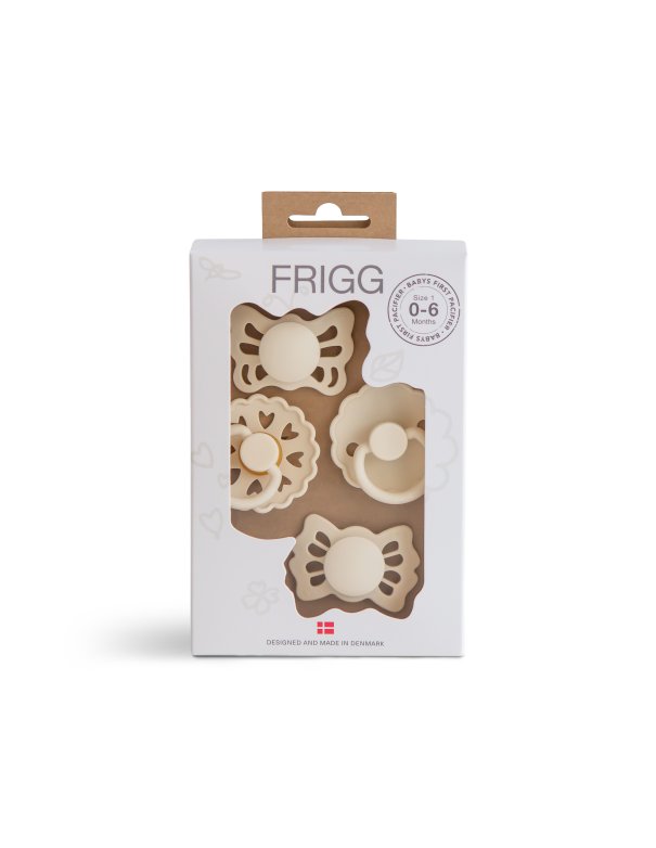 Pack de première tétine bébé - Crème T1 frigg