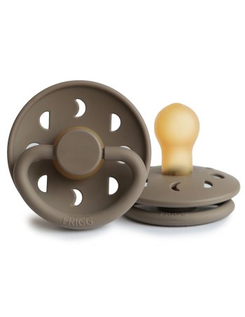 Tétine FRIGG Moon latex T2 (6-18 mois) - Portobello