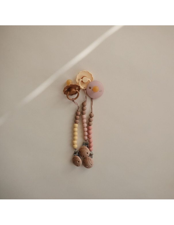 Tétine FRIGG Daisy latex T1 (0-6 mois) - Cappucino