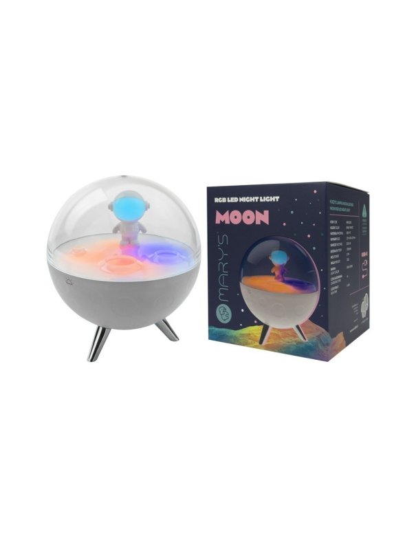 Veilleuse lune - astronaute Veilleuse lune - astronaute