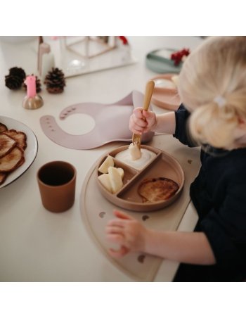 Assiette en silicone à ventouse - Naturel - Mushie 2