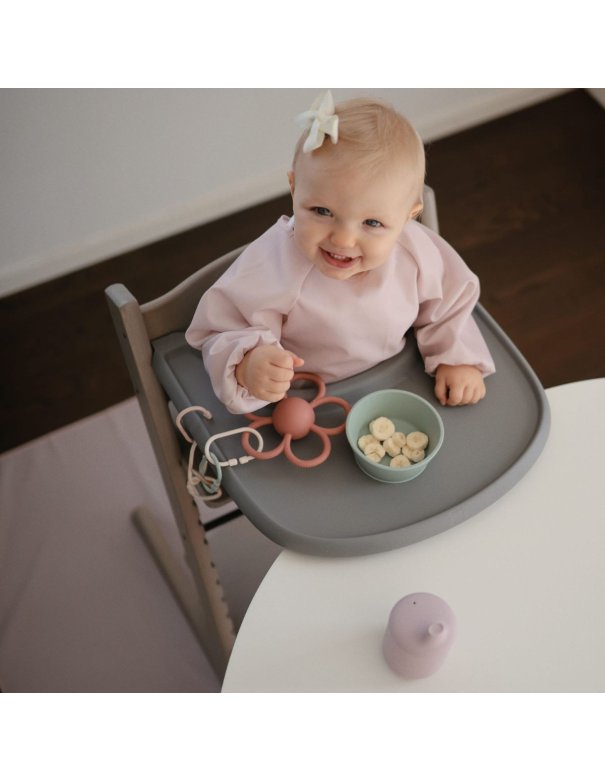 Tapis anti-éclaboussures - beige uni - Mushie