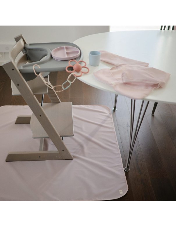 Tapis anti-éclaboussures - beige uni - Mushie