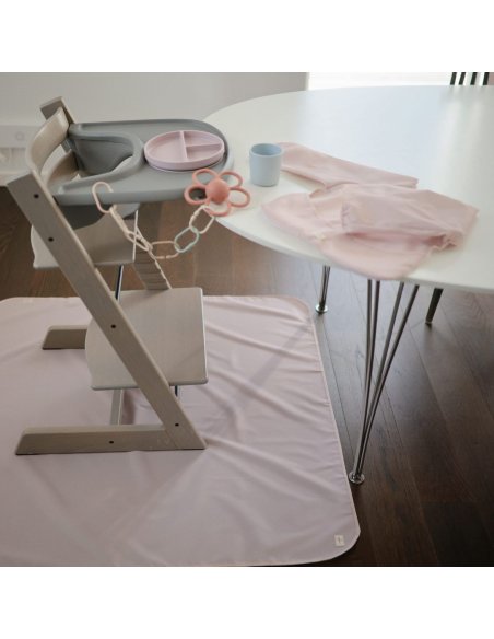 Tapis anti-éclaboussures - beige uni - Mushie